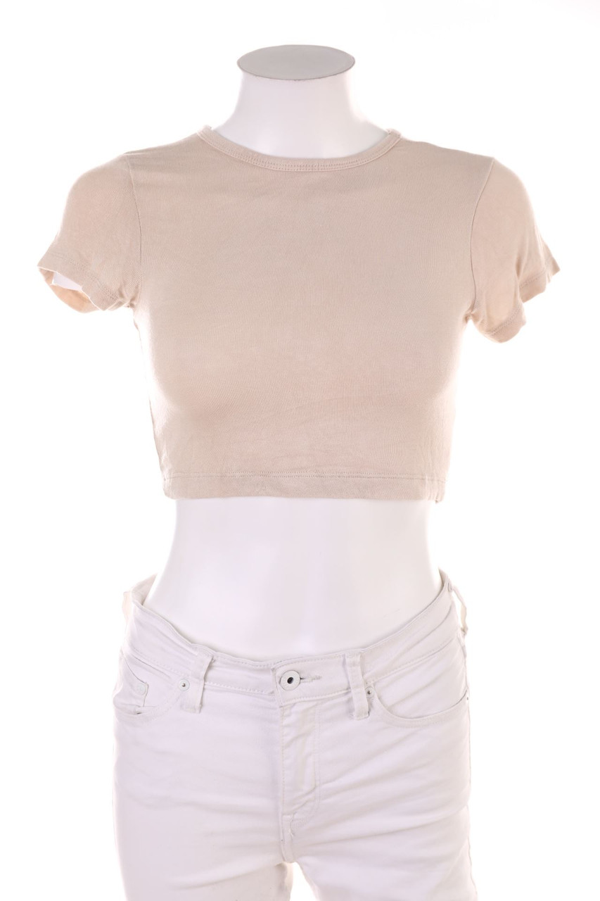 Happiness - Basic-Cropped-Shirt - L