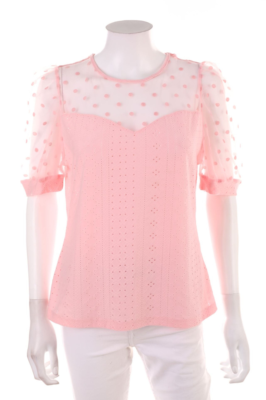 SHEIN - Kurzarm-Bluse - XL