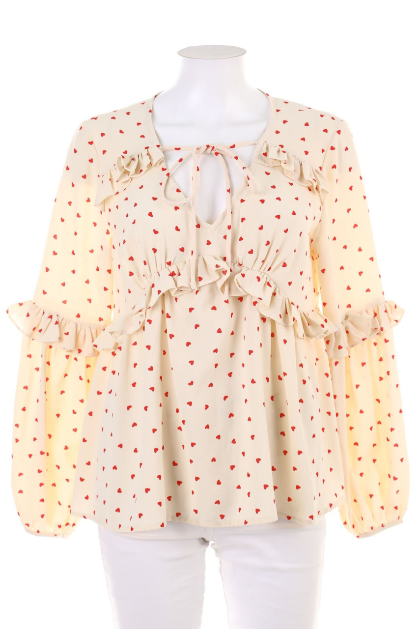 VERA & LUCY - Volant-Bluse - M