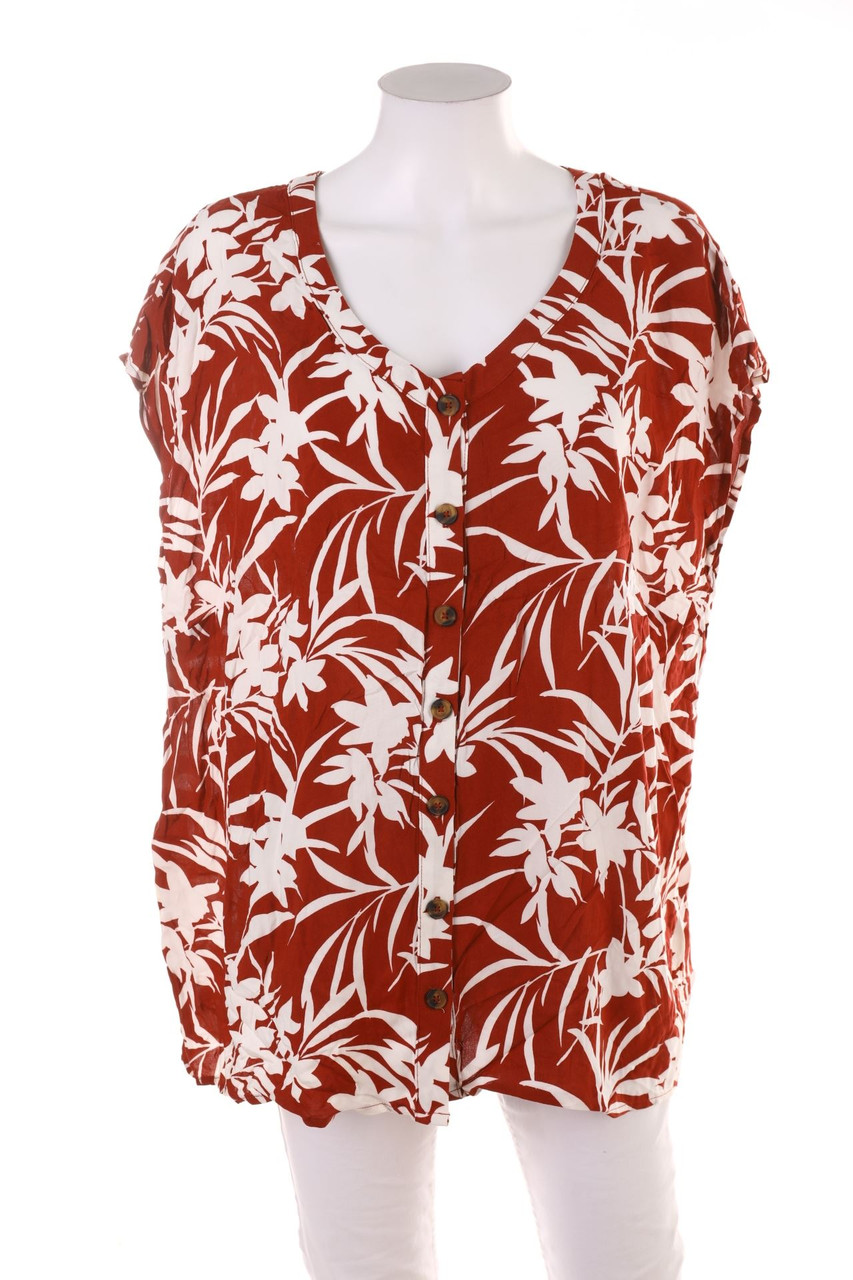 Laura Torelli - Kurzarm-Bluse - 48