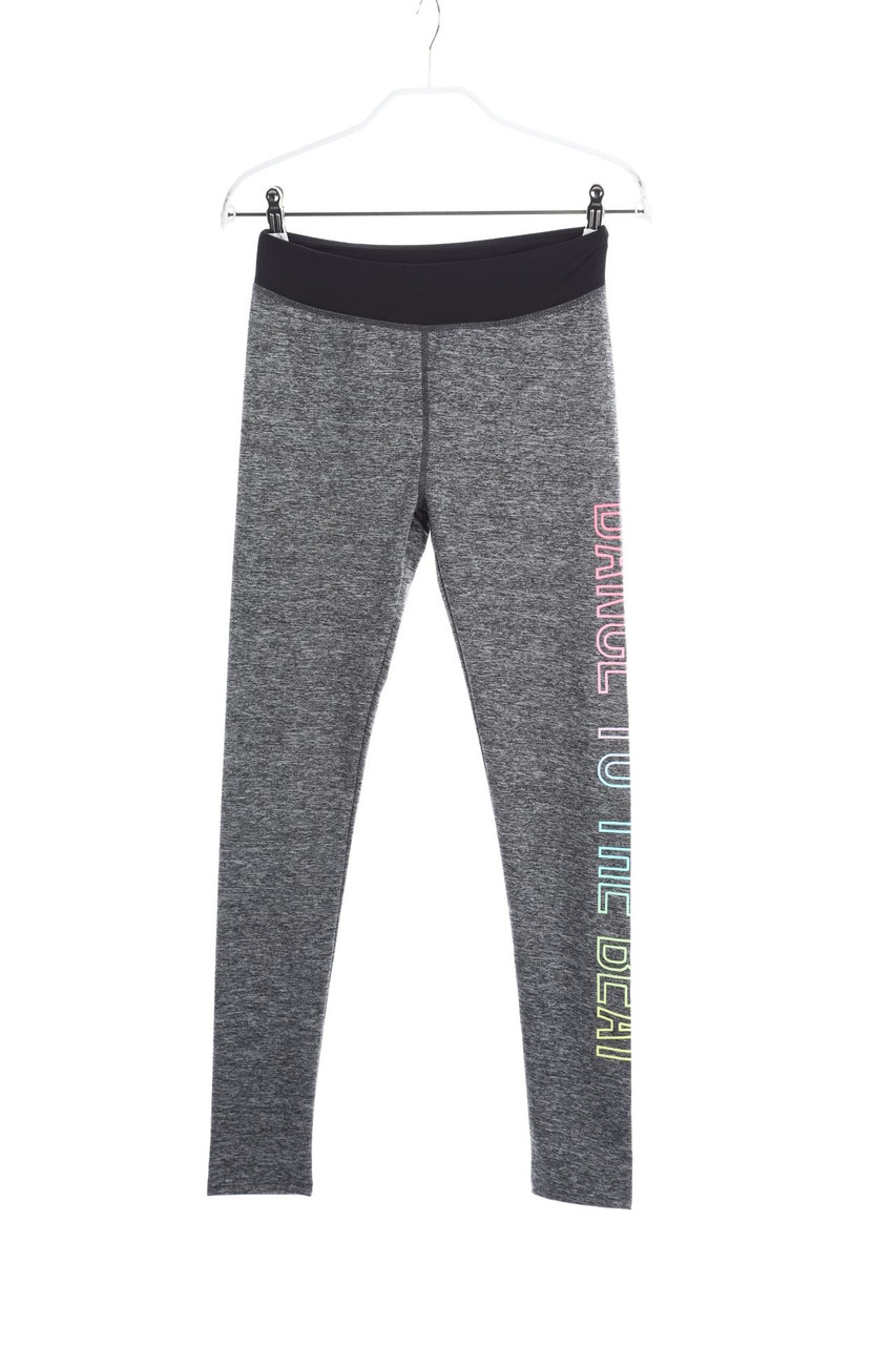 Ohne Label - Leggings mit Statement-Print - 164