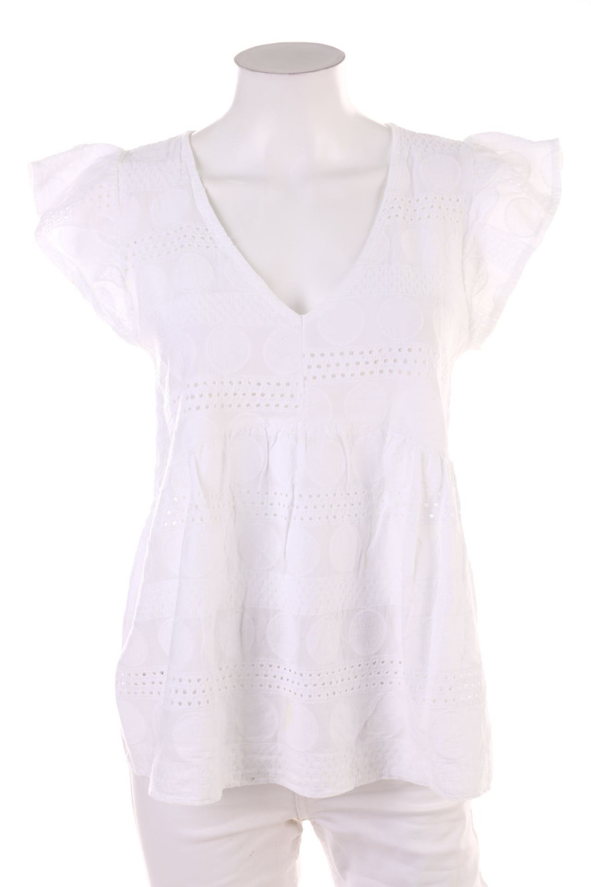 zebra - Kurzarm-Bluse - XS