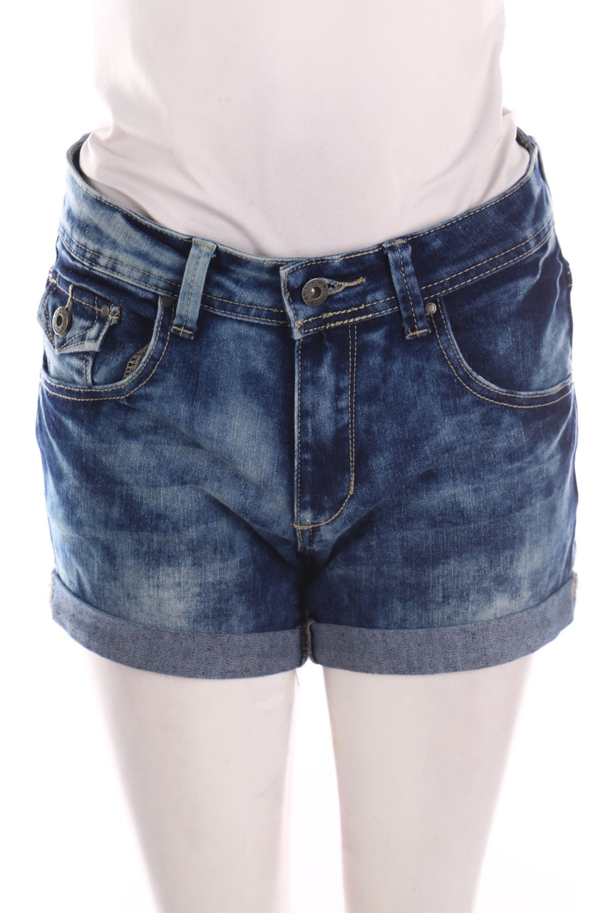 HYDEE - Moonwashed Jeans-Shorts - S