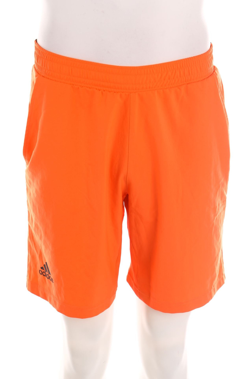 adidas - Sport-Shorts mit Logo-Print - M