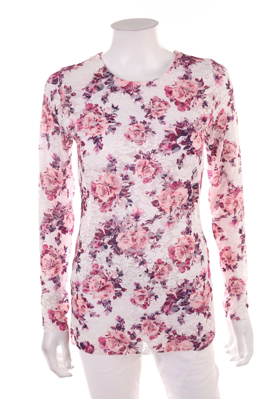 Janina - Longsleeve-Shirt aus Spitze - M