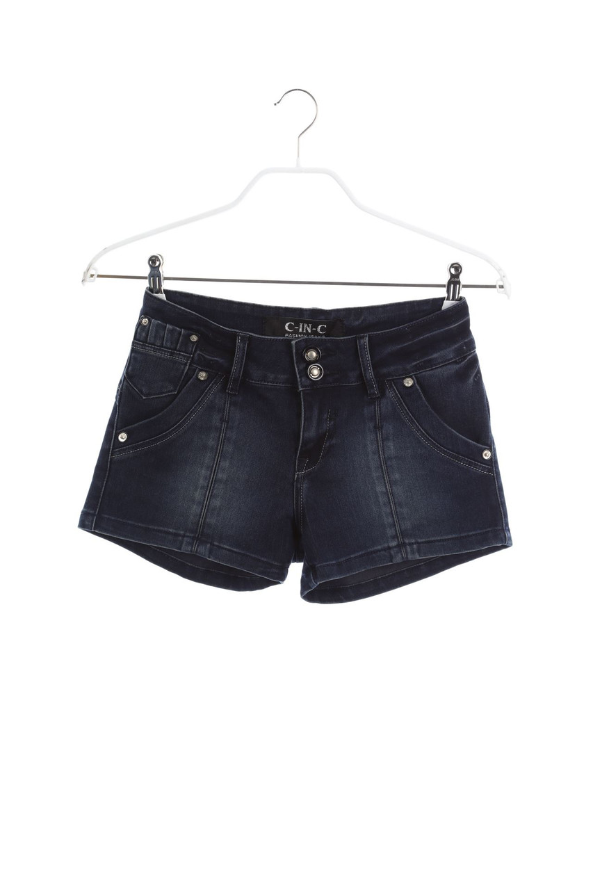 SECONDHAND - Dark Denim-Jeans-Shorts - XS