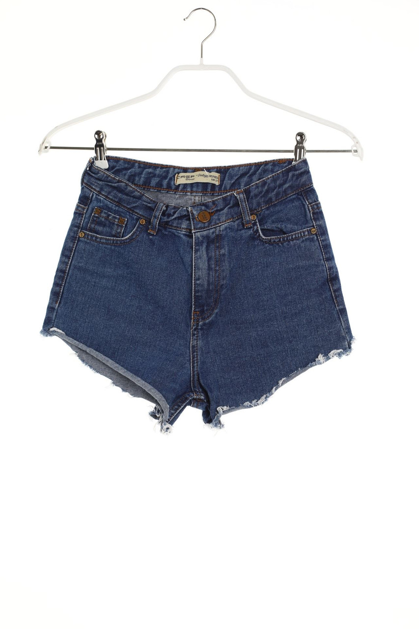 SECONDHAND - Dark Denim-Jeans-Shorts - XS
