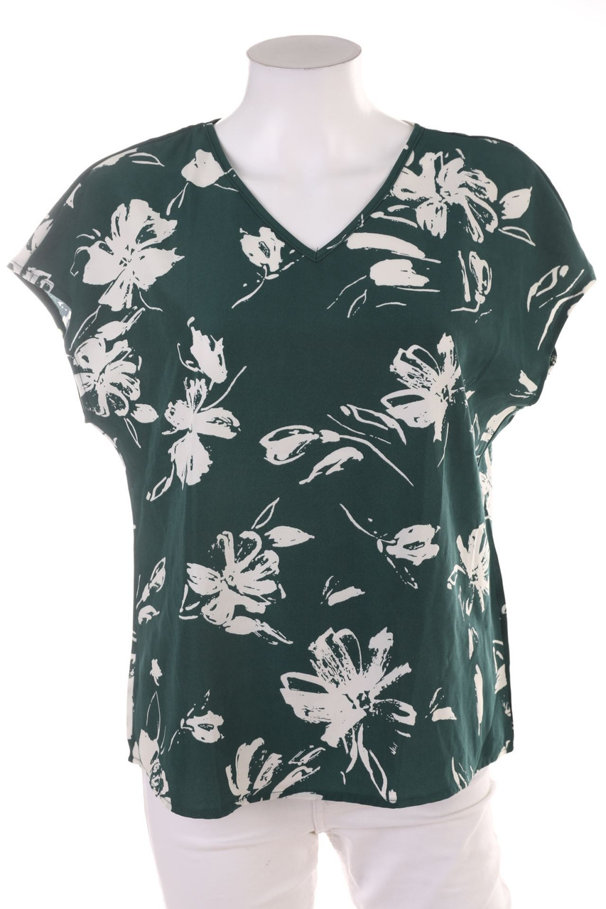 Ohne Label - Kurzarm-Bluse - L