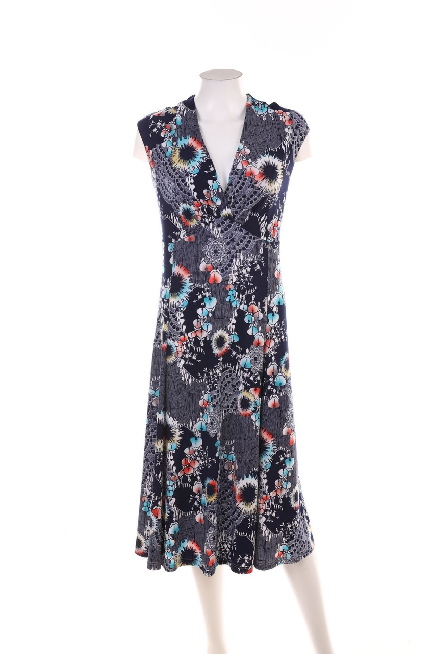 SECONDHAND - Midikleid mit Muster - D 48