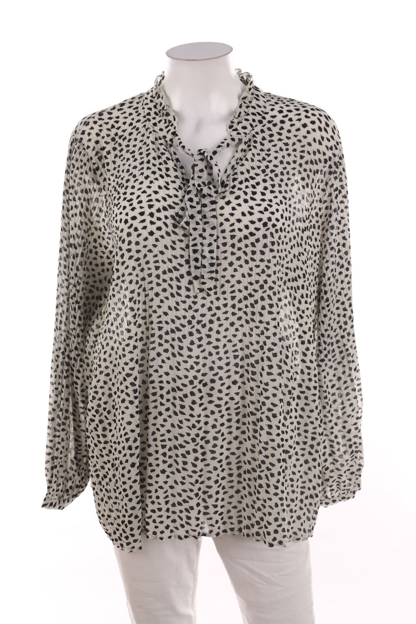 Ohne Label - Plissee-Bluse - D 52