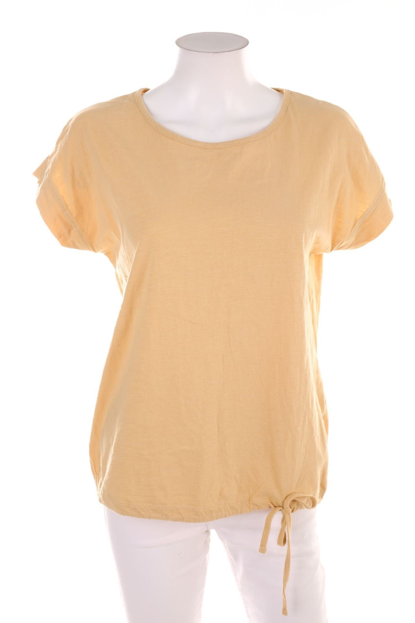 Ohne Label - Kurzarm-Shirt mit Tunnelzug - D 38