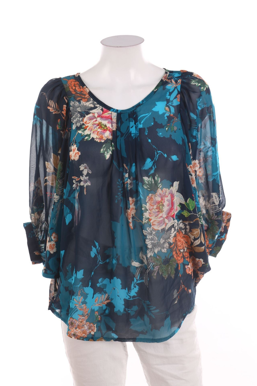 NEW LOOK - Bluse mit Batwing-Ärmeln - D 38