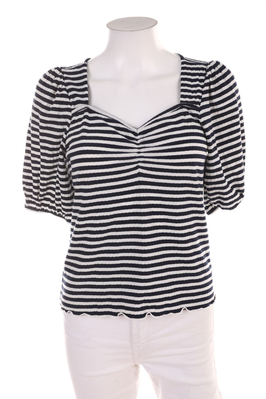 VERO MODA - Kurzarm-Shirt mit Streifen - D 36