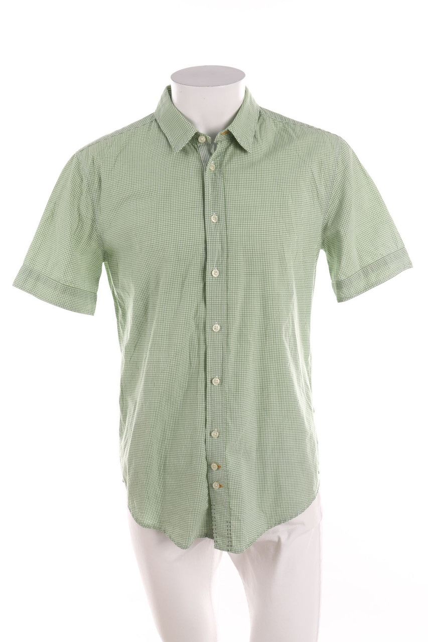 Ohne Label - Kurzarm-Hemd mit Karo-Muster - 54