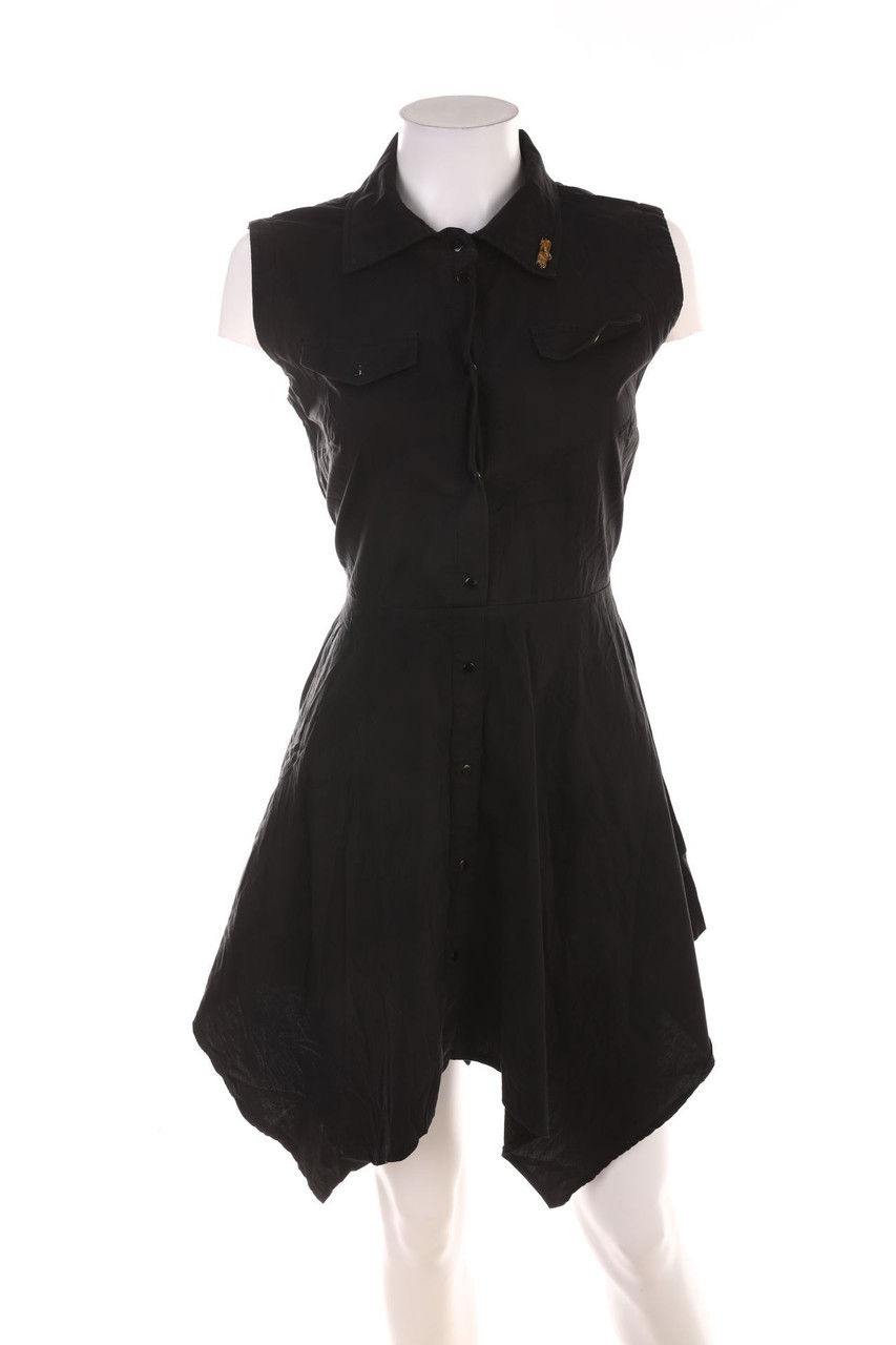 My 77 - Blusenkleid mit Logo-Applikation - S