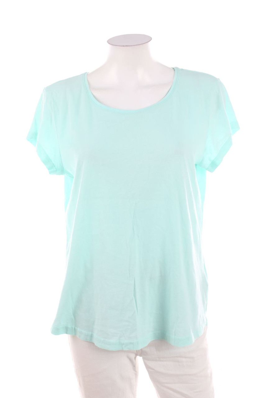 Ohne Label - Kurzarm-Shirt mit Print - D 42