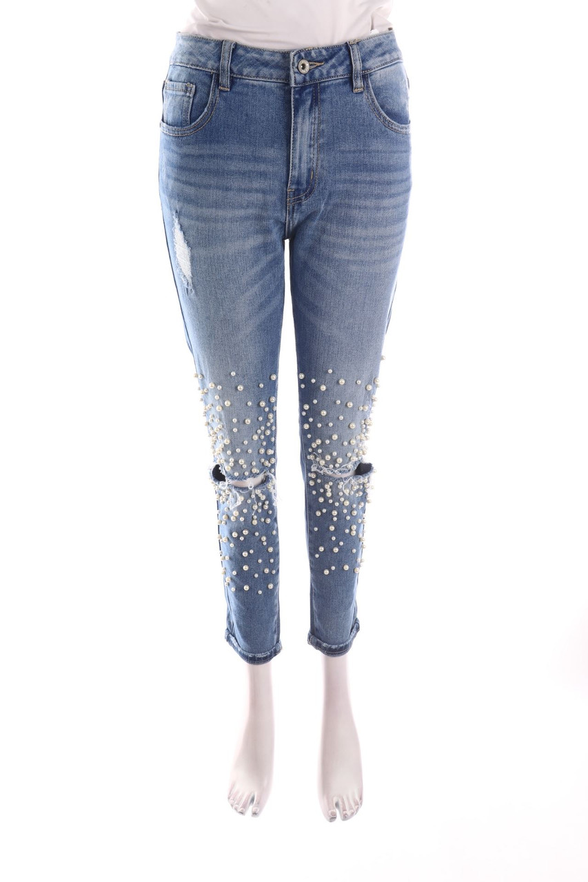 My Hailys - Destroyed Skinny-Jeans - L