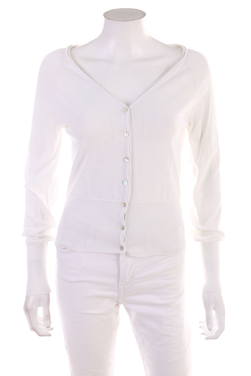 Ohne Label - Cardigan aus Lochstrick - D 32