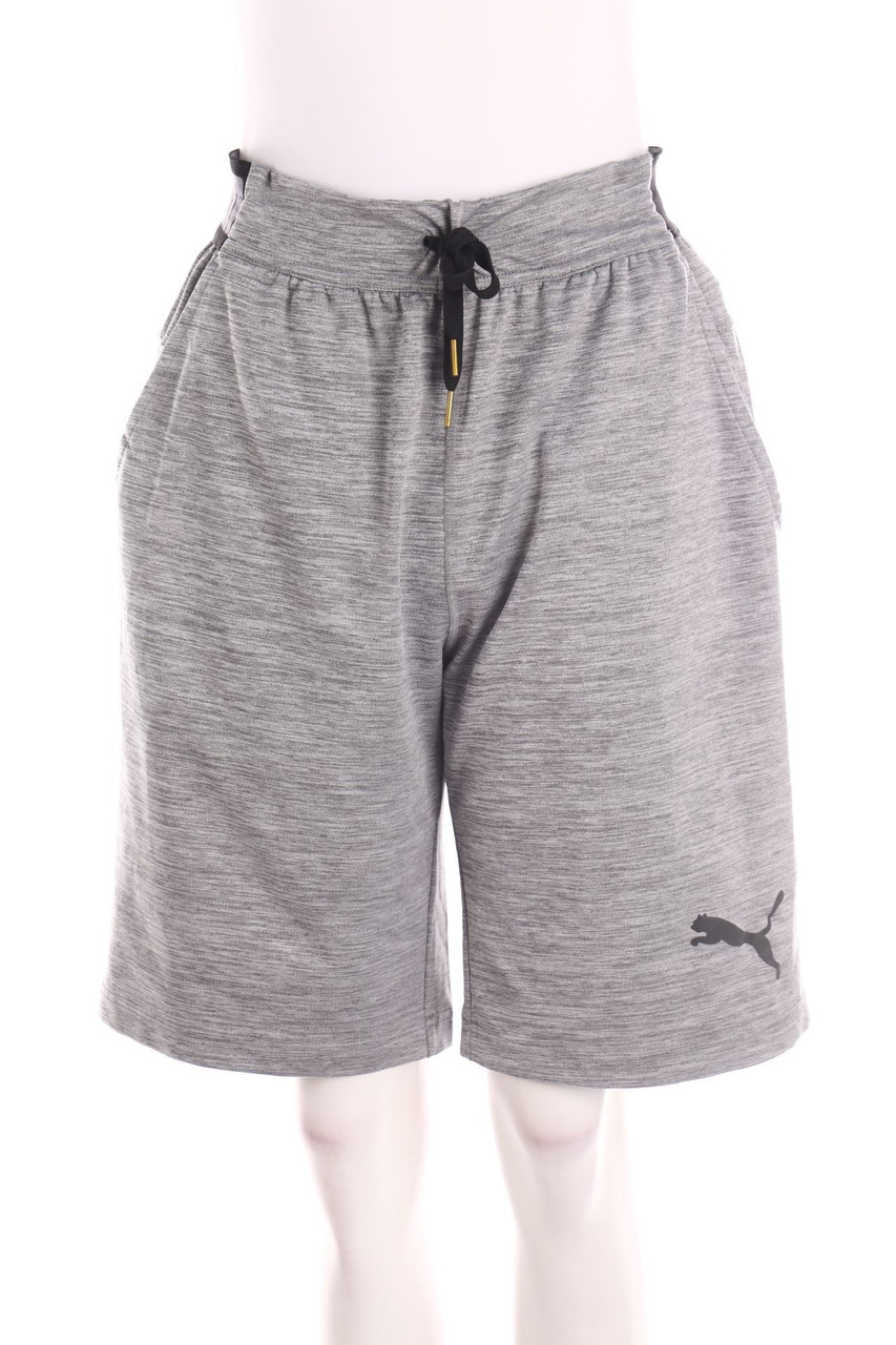 PUMA - Sport-Shorts mit Logo-Print - S