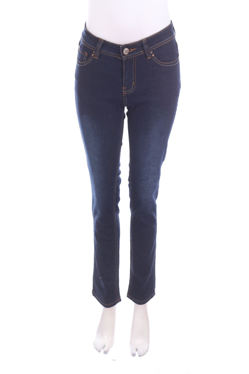 INFINITY WOMAN - Dark Denim Skinny-Jeans - M