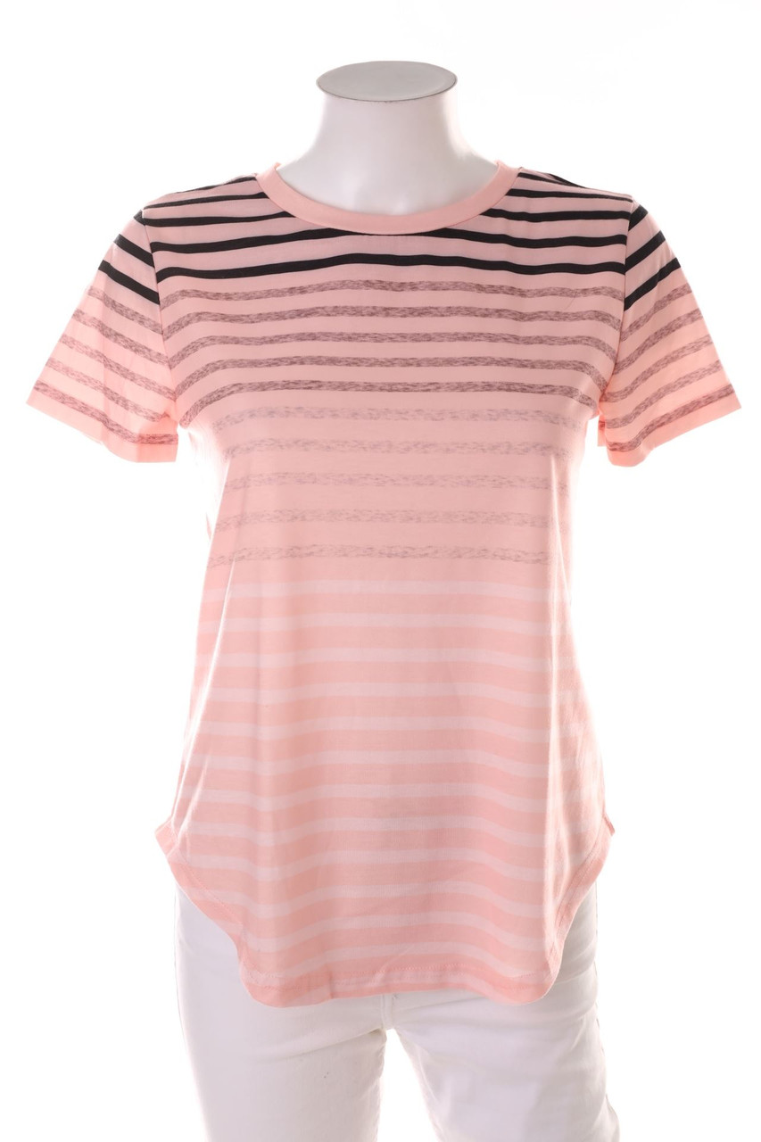 SHEIN - Kurzarm-Shirt mit Streifen - S