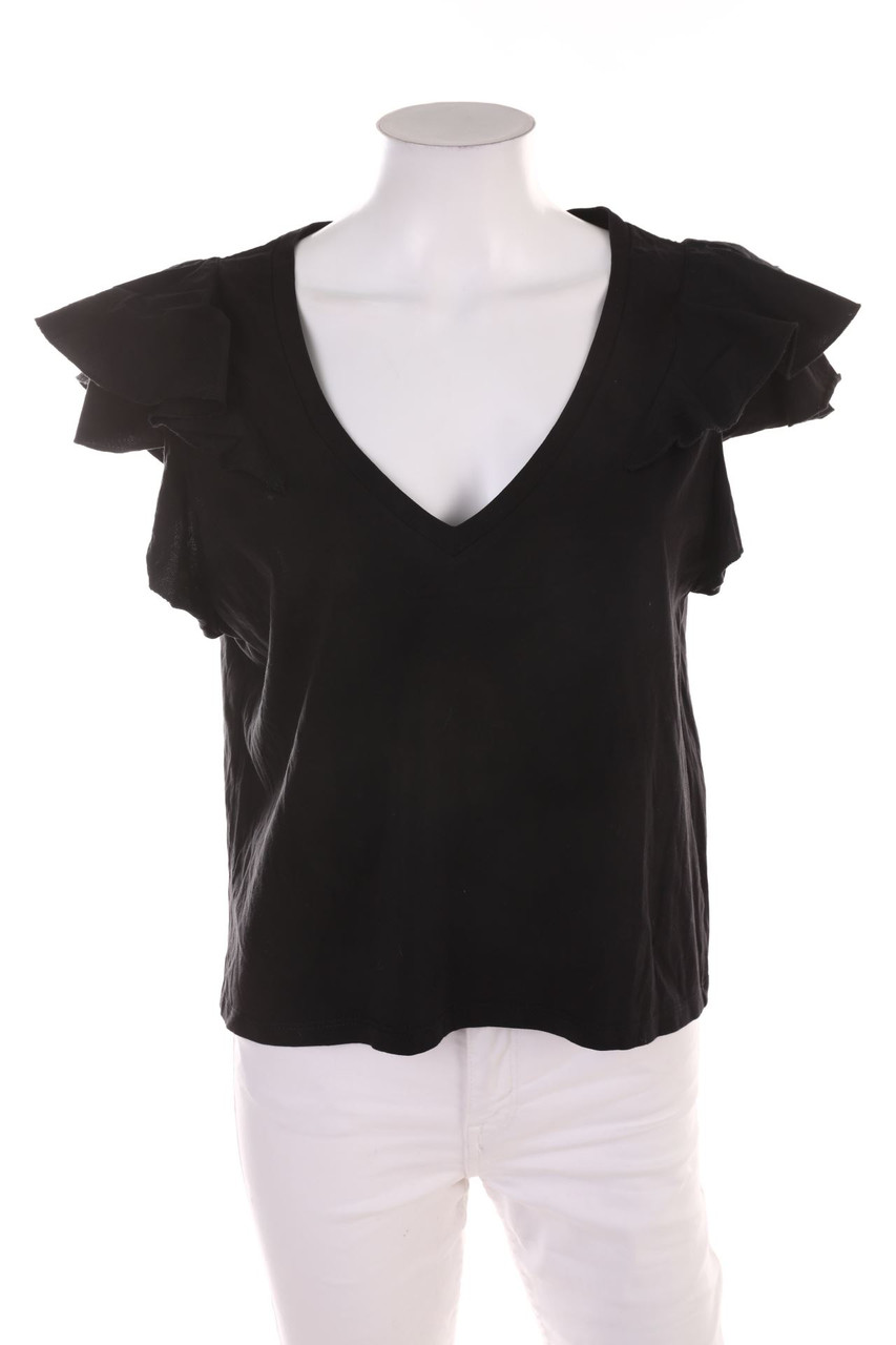 ZARA - Kurzarm-Bluse - L