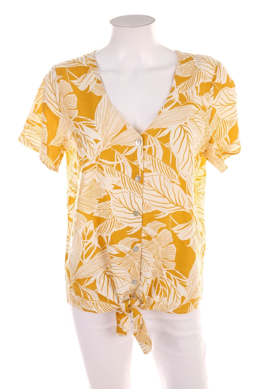 Yessica by C&A - Kurzarm-Bluse zum Knoten - D 40