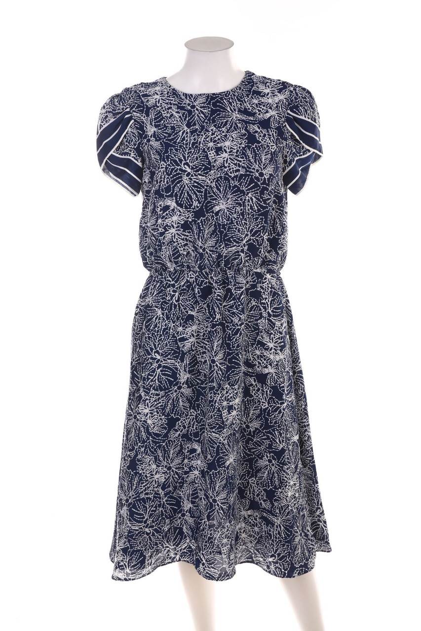 Ohne Label - Kleid mit floralem Muster - D 38