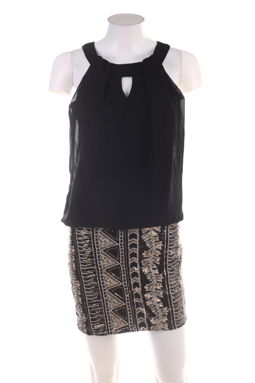 Ohne Label - Cocktailkleid mit Pailletten - D 38