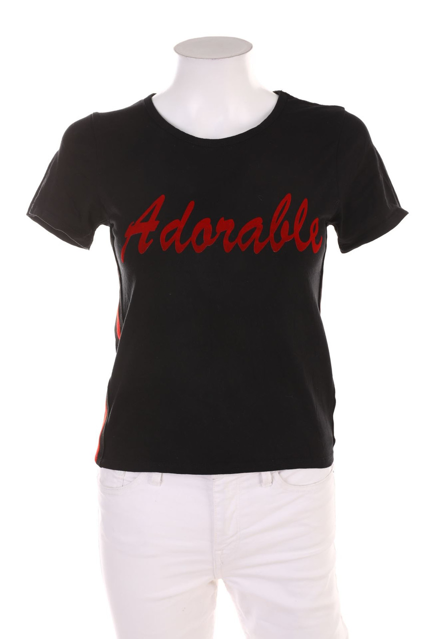 COLLOSEUM - Kurzarm-Shirt mit Statement-Print - S