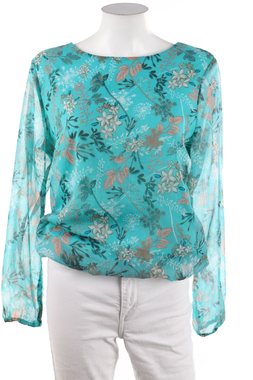 Ohne Label - Bluse mit Blumen-Print - D 42