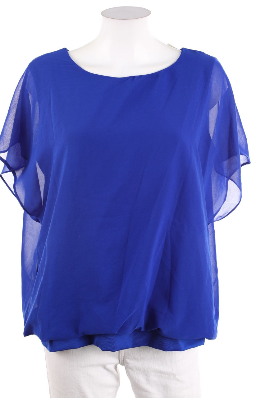 Ohne Label - Kurzarm-Bluse - D 44