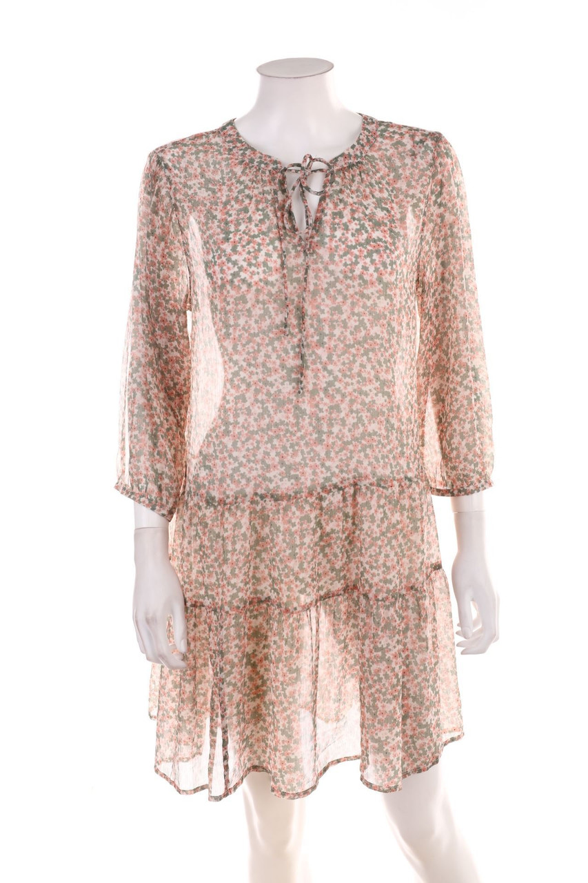 VERO MODA - Midikleid mit floralem Muster - M