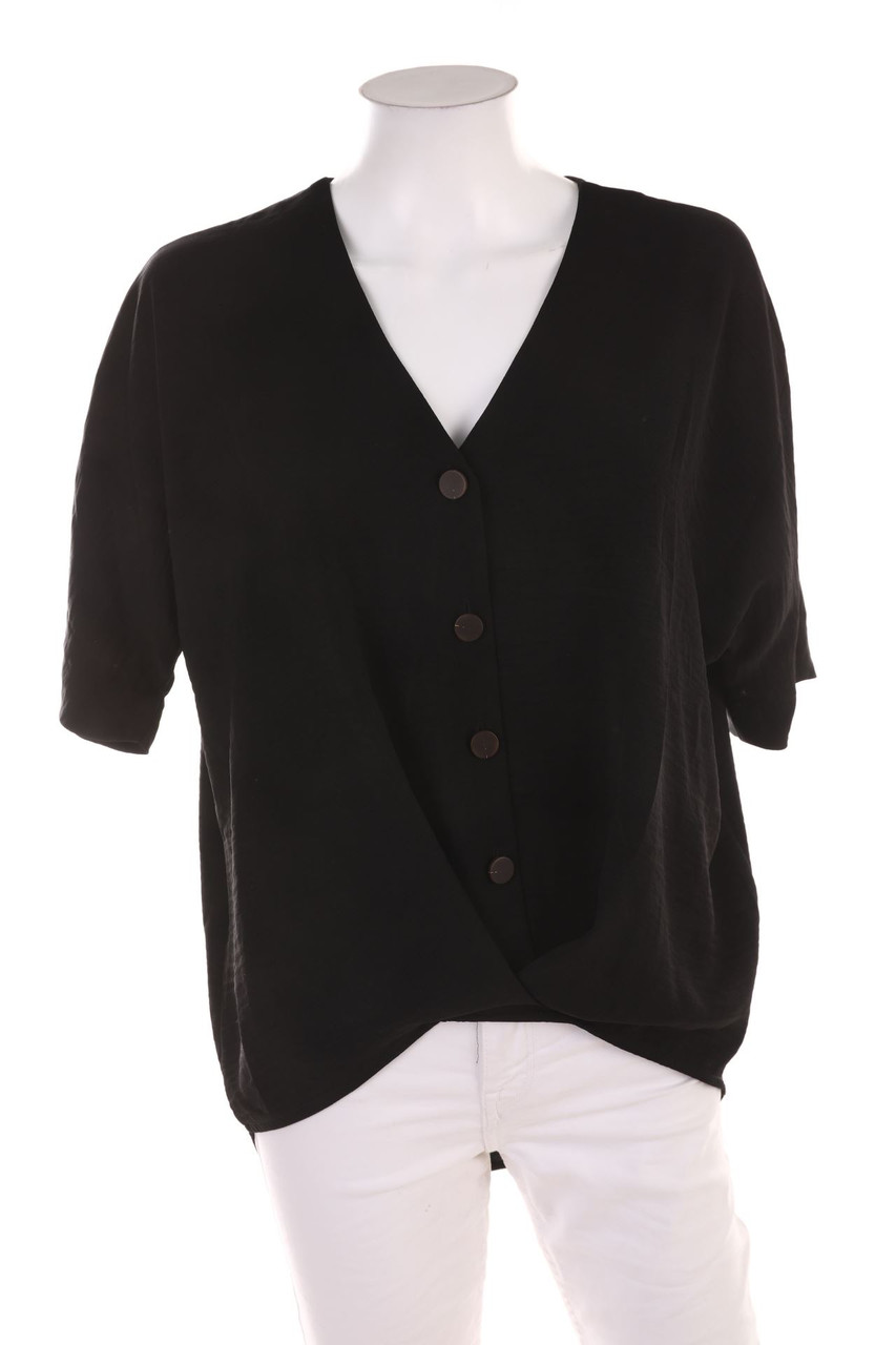 Ohne Label - Kurzarm-Bluse - S