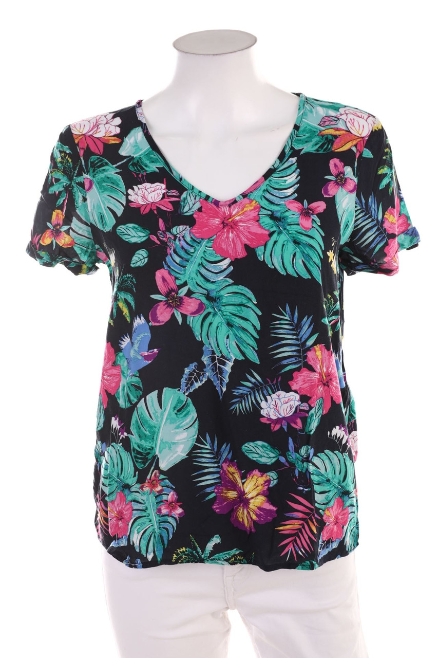 comma - Kurzarm-Bluse - XS