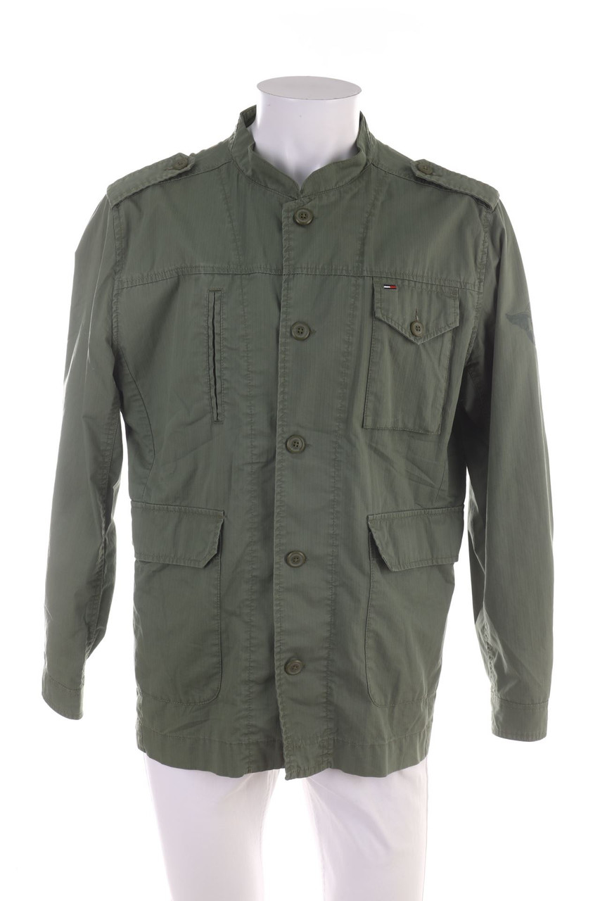 HILFIGER - Military-Jacke mit Schulter-Riegeln aus Baumwolle - XL