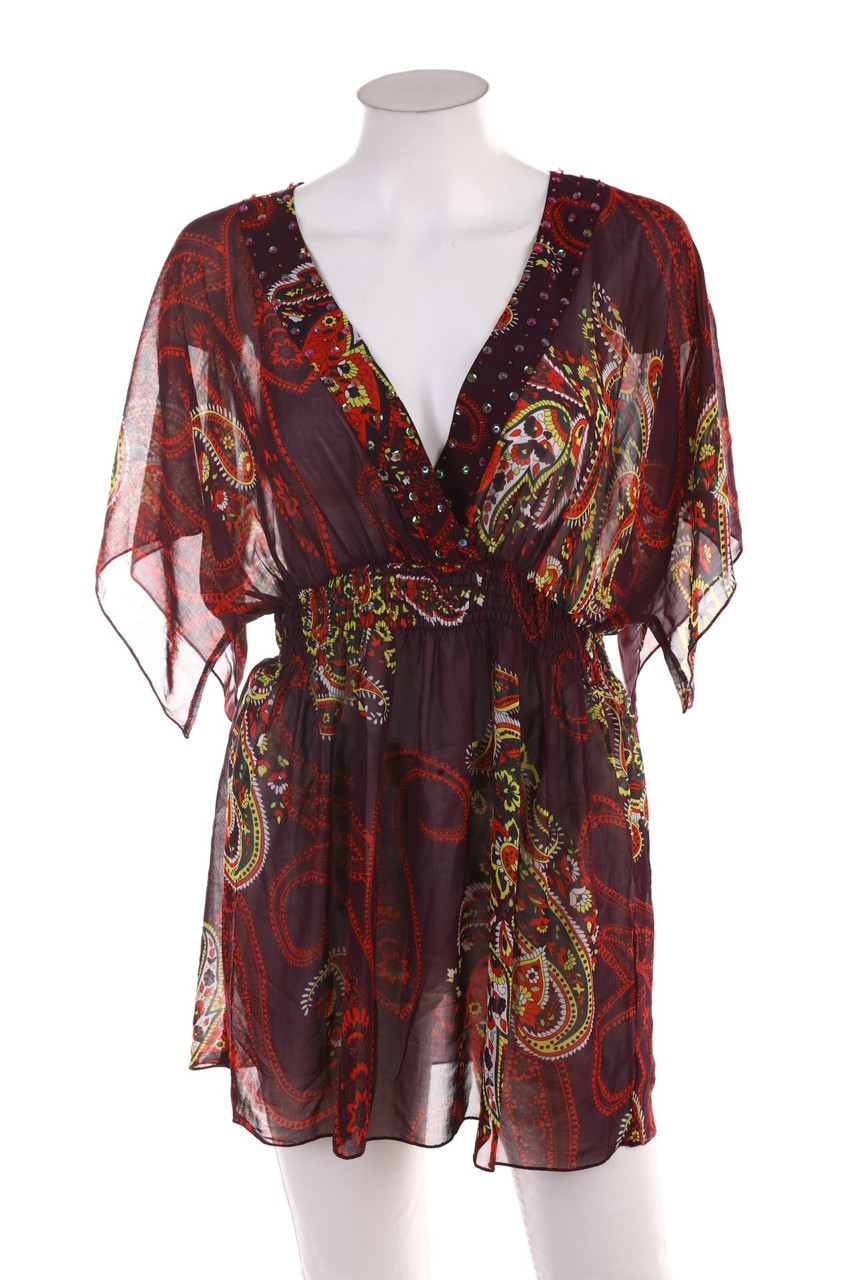 bonprix collection - Kurzarm-Bluse - 2XL