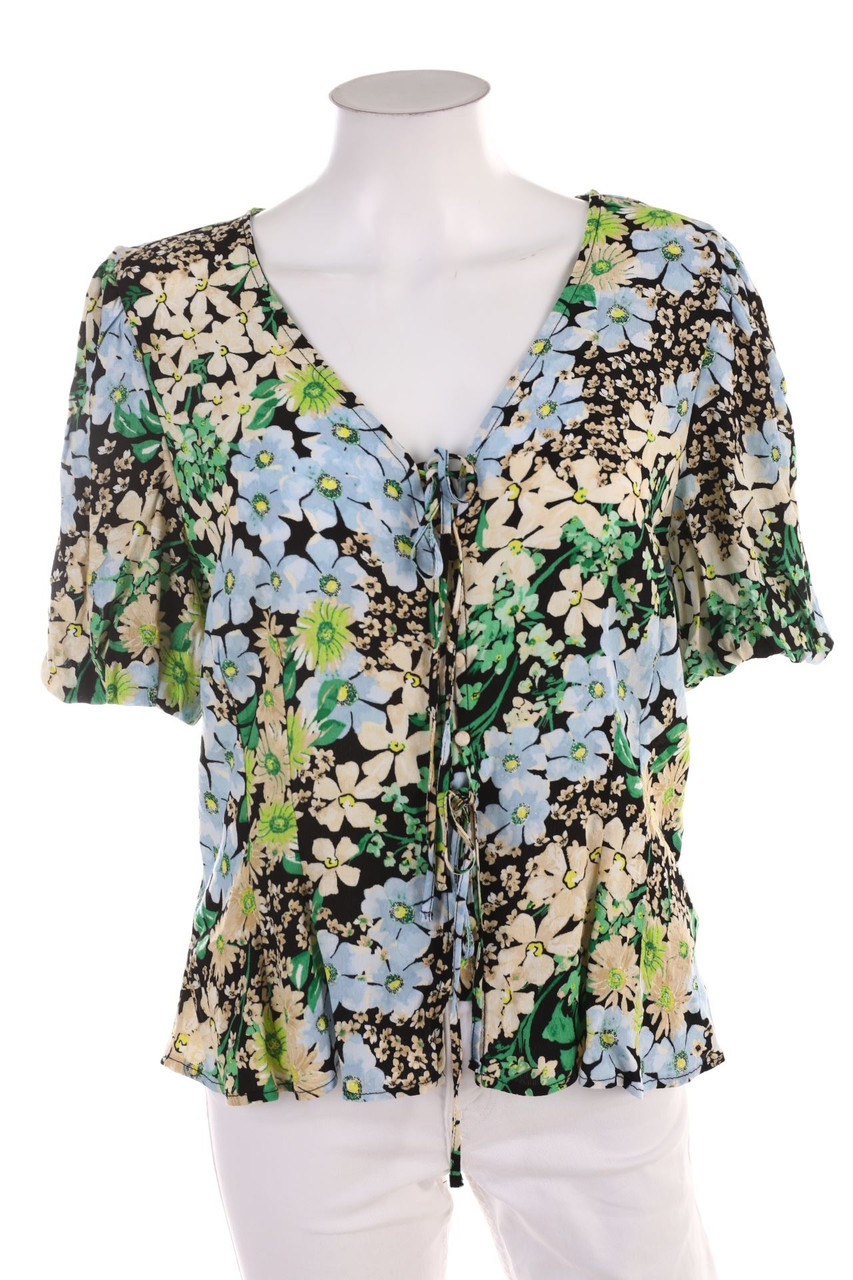 H&M - Kurzarm-Bluse - 2XL