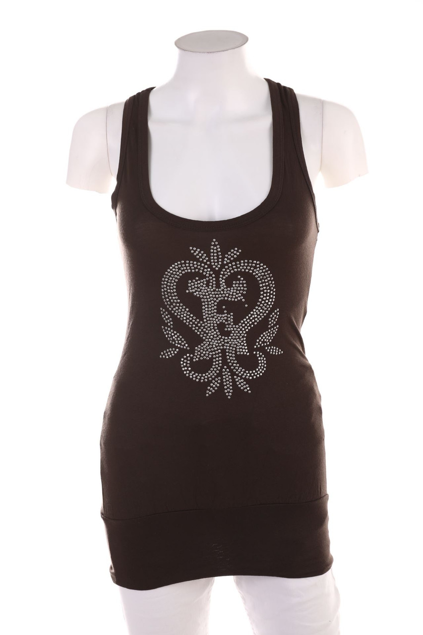 TALLY WEiJL - Racerback-Top mit Strass-Steinen - XS