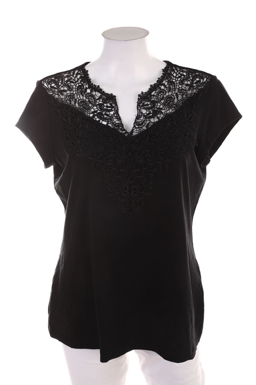 AMY VERMONT - Kurzarm-Bluse - XL