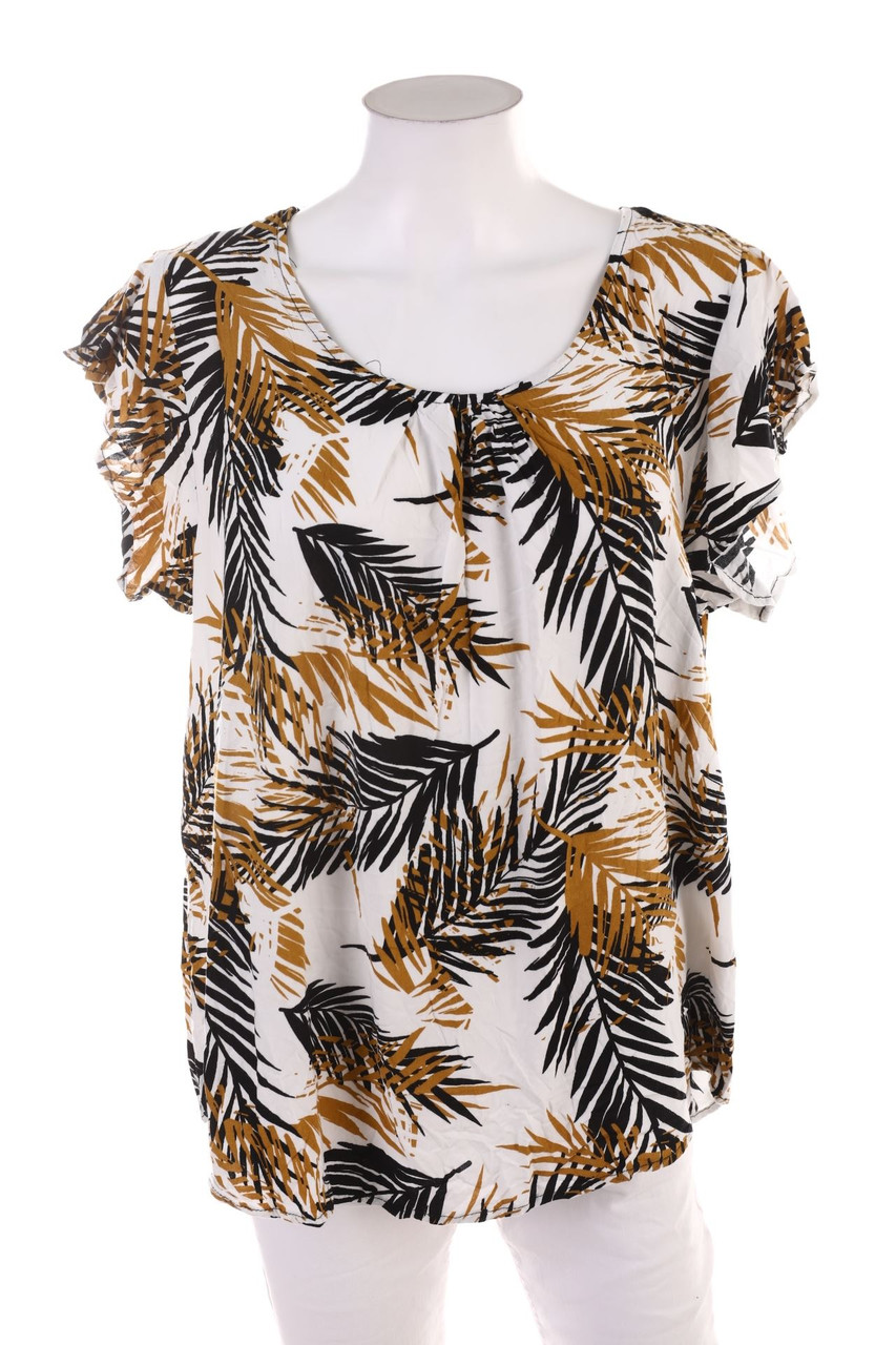 Chicorée - Kurzarm-Bluse - XL