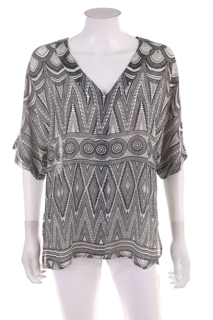 H&M - Kurzarm-Bluse - M