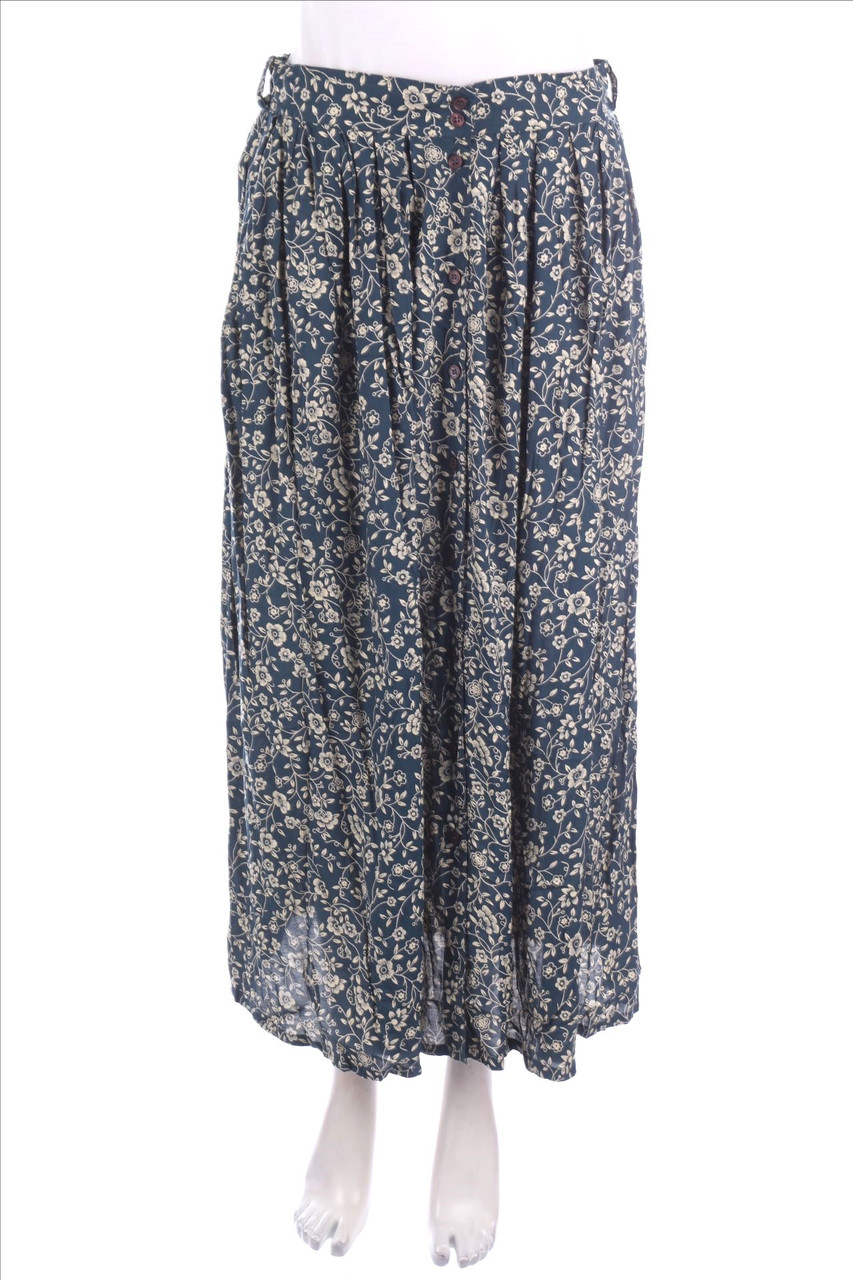 SECONDHAND - Maxi-Rock mit floralem Muster - L