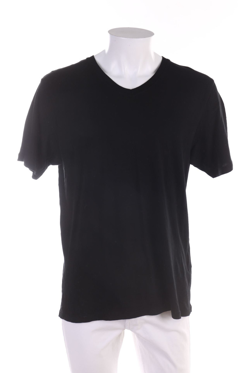 SMOG - T-Shirt mit V-Neck - L