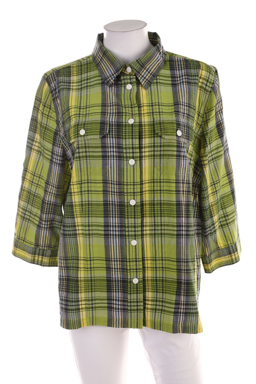 Ohne Label - Hemd-Bluse mit kurzem Ärmel - 2XL