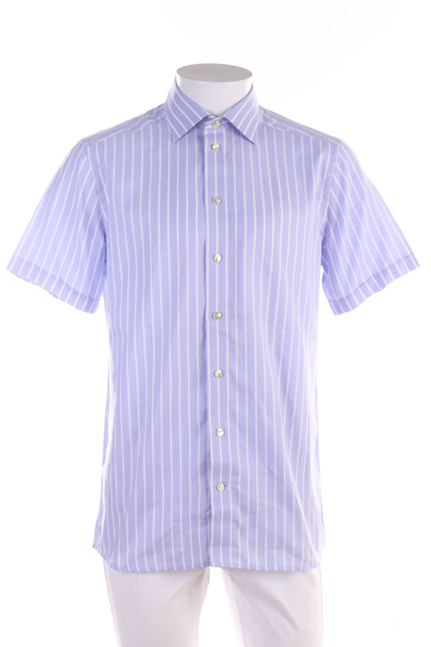 ETON - Kurzarm-Hemd aus Baumwolle mit Streifen - L