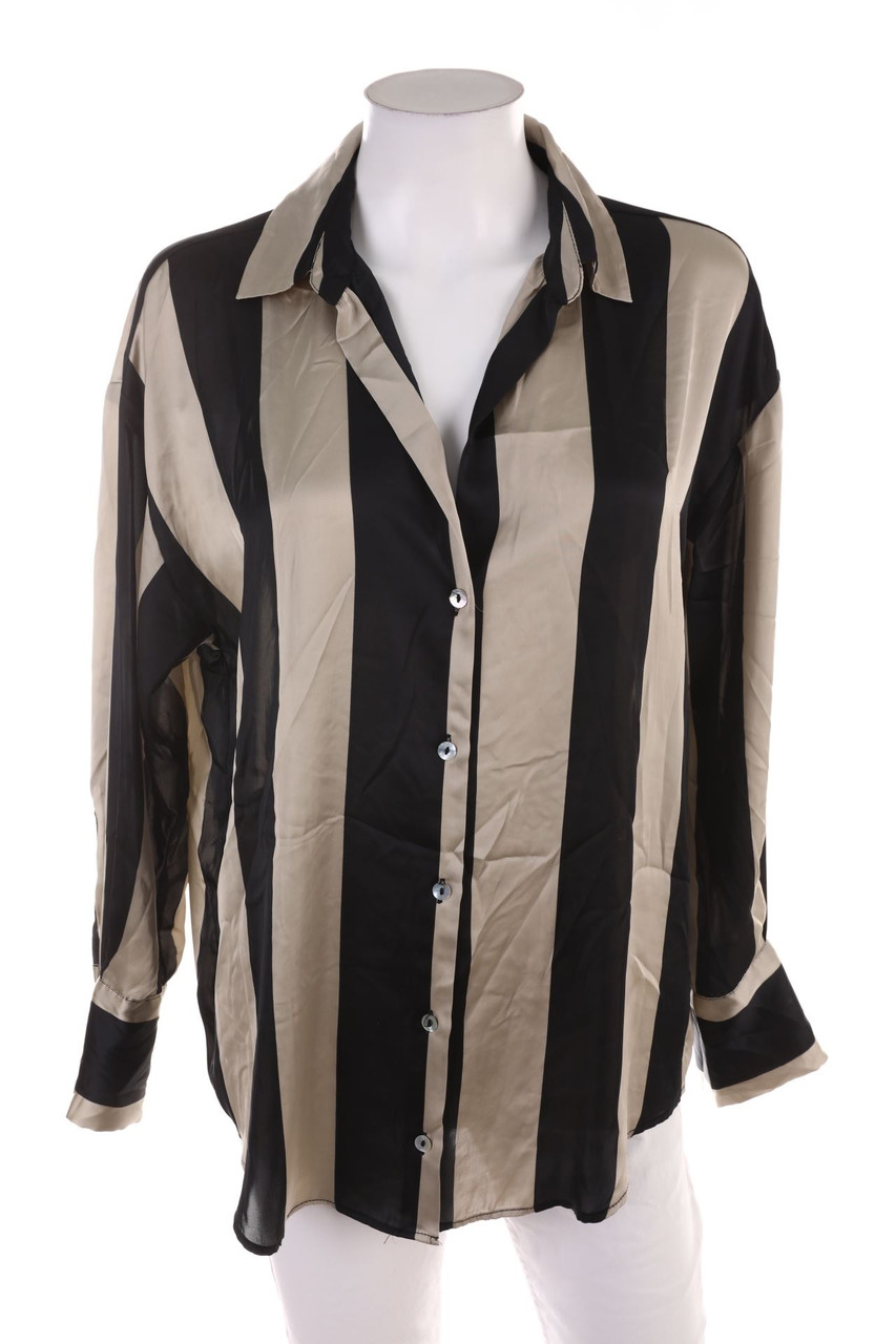 ZARA - Satin-Bluse - M
