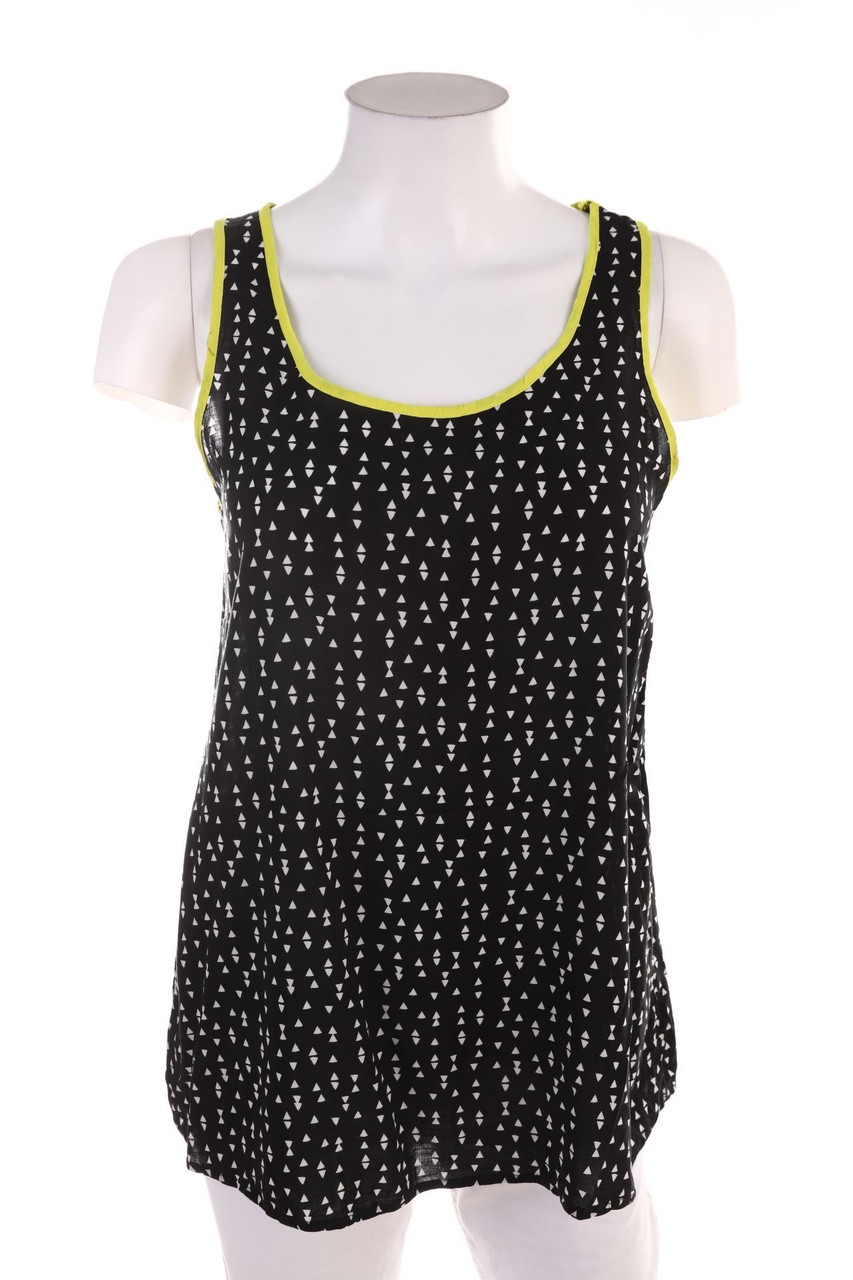 Ohne Label - Blusentop mit geometrischem Muster - D 36