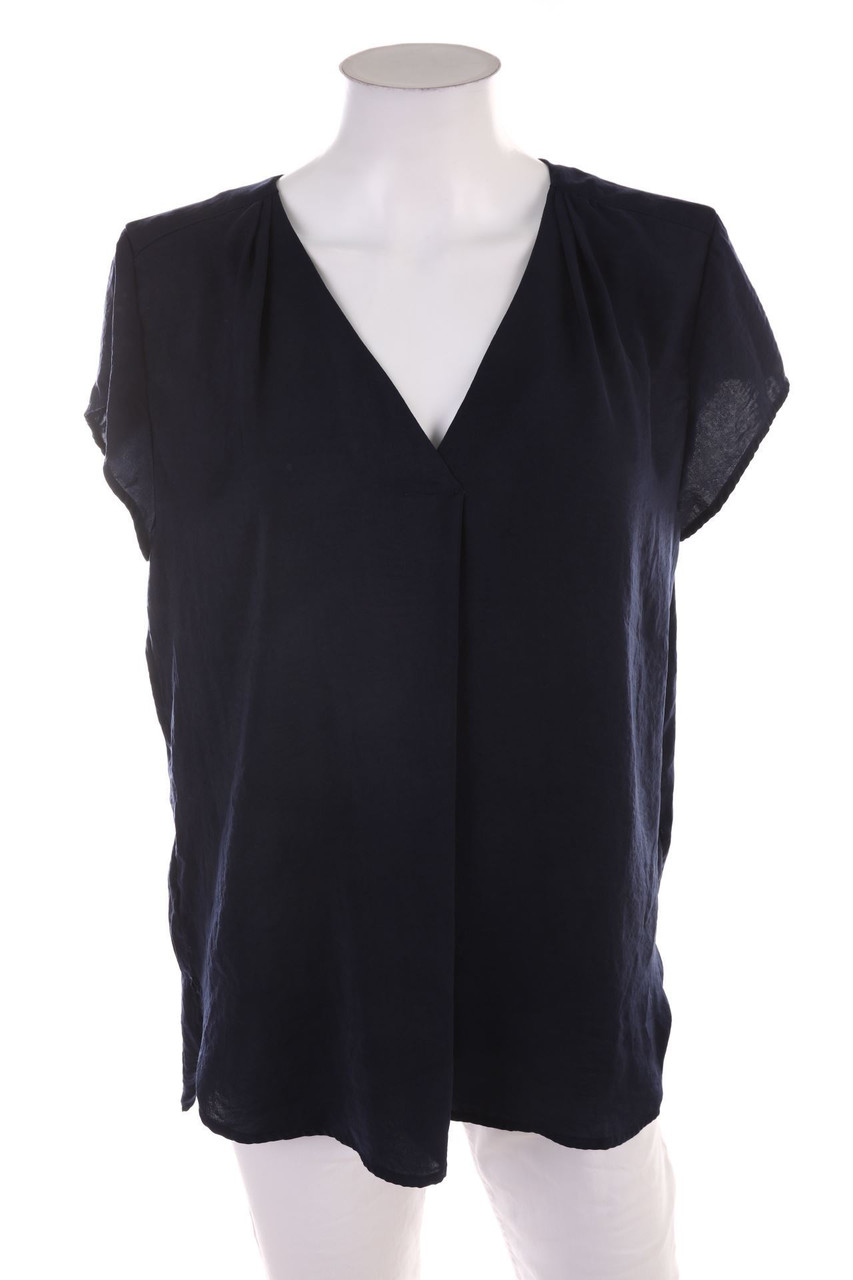 Ohne Label - Kurzarm-Bluse - D 44