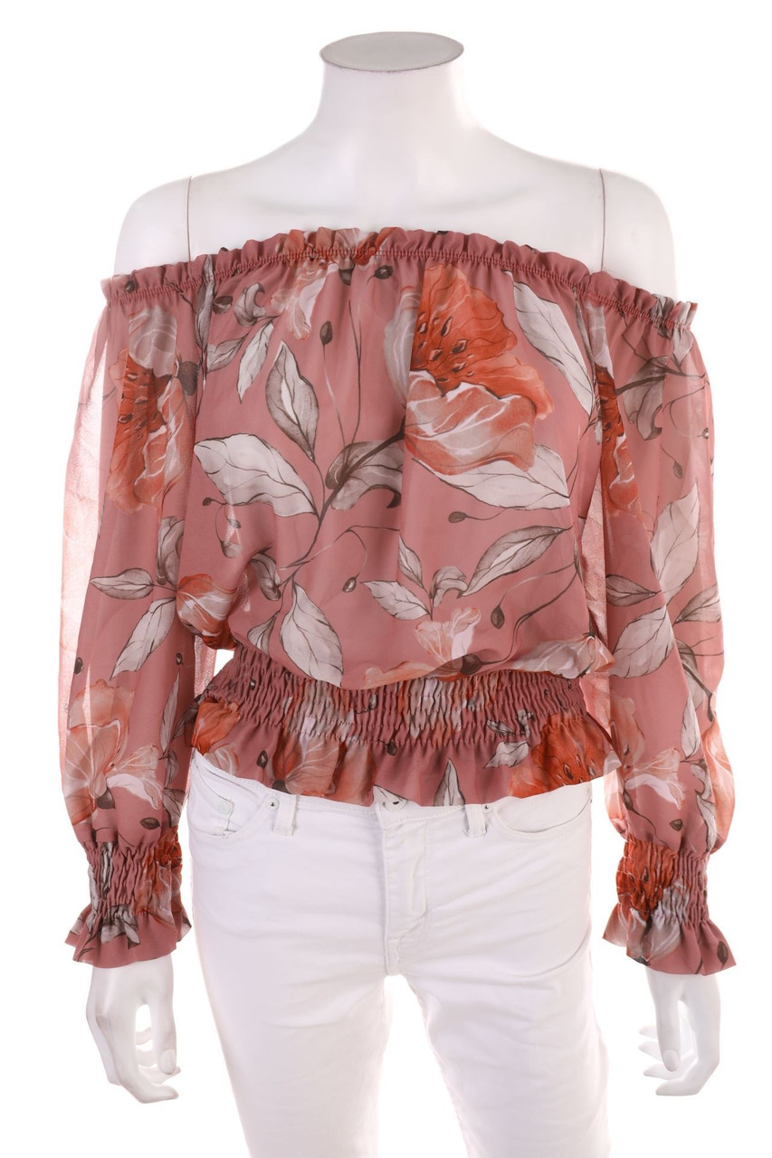 NEW STYLE H&G Italy - Bluse mit Blumen-Print - M